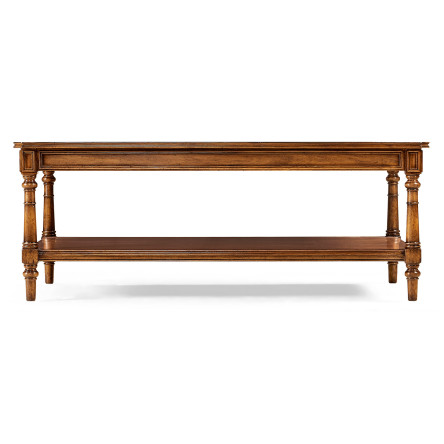 Victorian style walnut coffee table