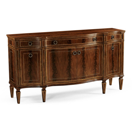 Buckingham Serpentine Mahogany Sideboard