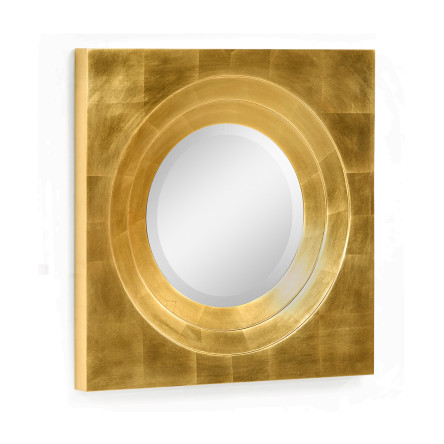Gilded Framed Round Mirror