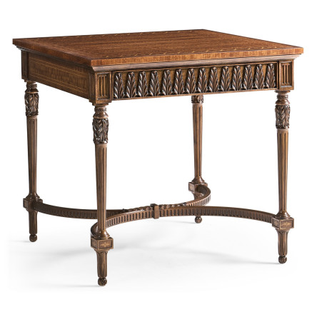 Napoleon III style side table with fine inlay