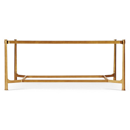 Gilded Rectangular Coffee Table