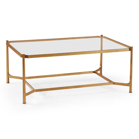 Gilded Rectangular Coffee Table