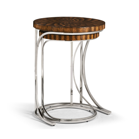 Feather Inlay Nest of Tables