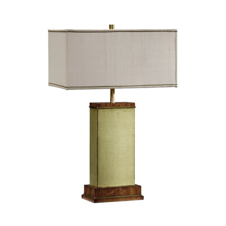Sage Finish Hyedua Rectangular Table Lamp