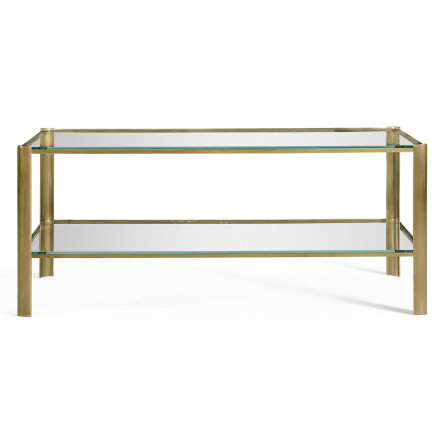 Cosmo Antique Brass Cocktail Table