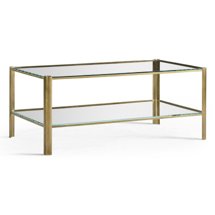 Cosmo Antique Brass Cocktail Table