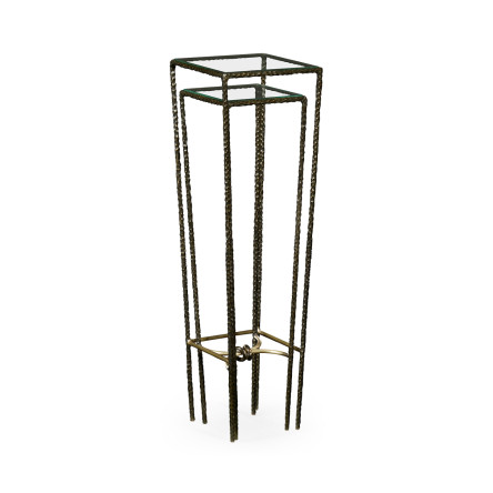 Bronze hammered nesting tables