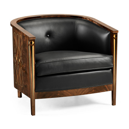 Knightbridge Antique Mahogany Tub Chair