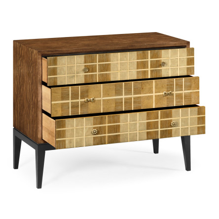 Pale Tartan Chest of Drawers