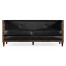 2.5 Seater Cosmo Sofa, Upholstered in Black Leather