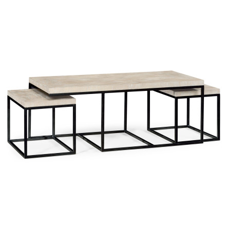 Rectangular Coffee Table in Limed Acacia