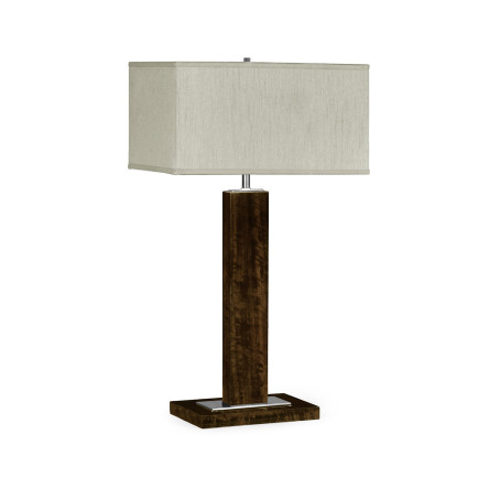 Black Eucalyptus Rectangular Table Lamp