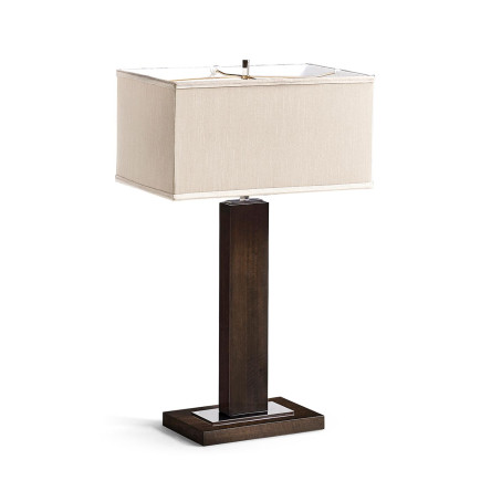 Black Eucalyptus Rectangular Table Lamp