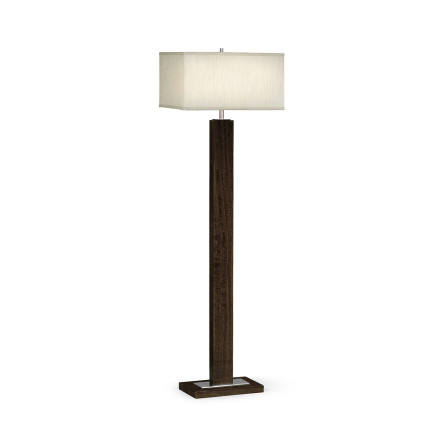 Black Eucalyptus Rectangular Floor Lamp