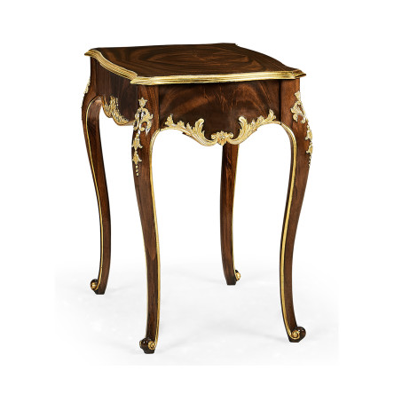 End table with gilt carved detailling