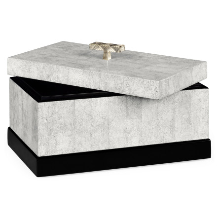 White Smoke Eggshell Rectangular Box