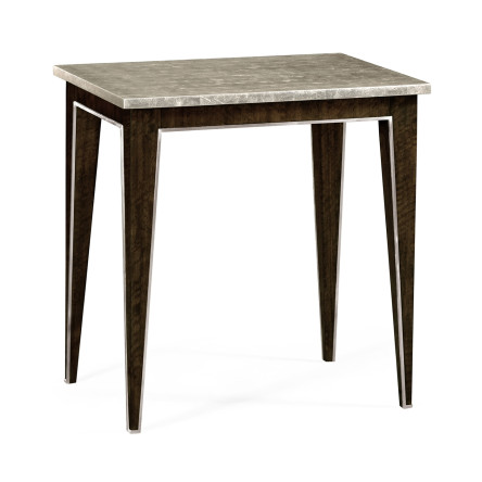 Black Eucalyptus Rectangular End Table