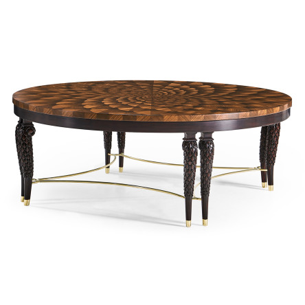 Feather Inlay Coffee Table