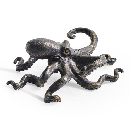 Antique Dark Bronze Octopus