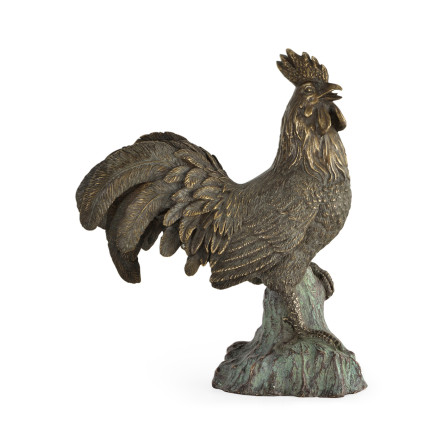 Antique Dark Bronze Rooster