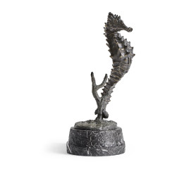 Antique Dark Bronze Seashorse
