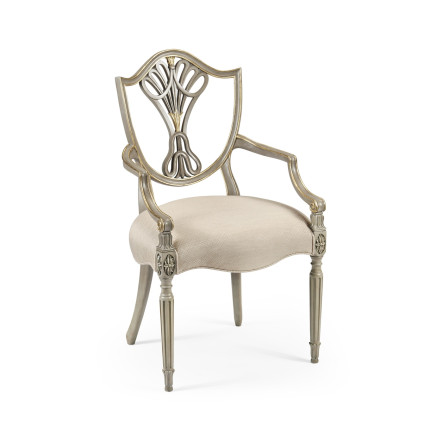 Buckingham Shield Back Arm Chair