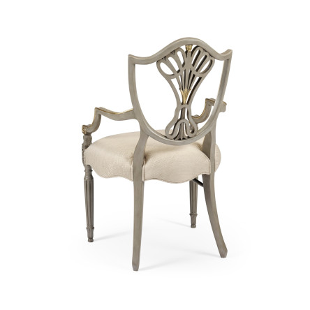 Buckingham Shield Back Arm Chair