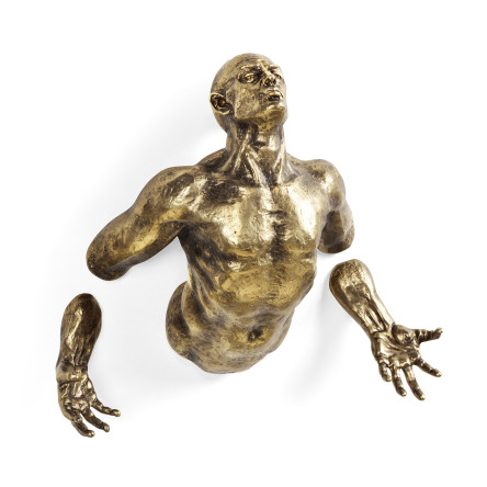 Anitque Brass Floating Man