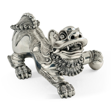 Antique Stainless Steel Foo Dog