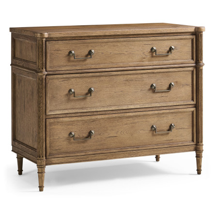 Kalpa Louis XVI Drawer Chest - Stripped Chestnut