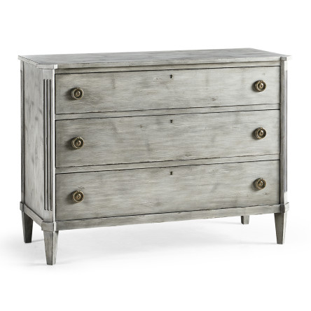 Aeon Swedish Drawer Chest - Antiqued Grey