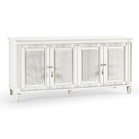 White Crepuscular Credenza