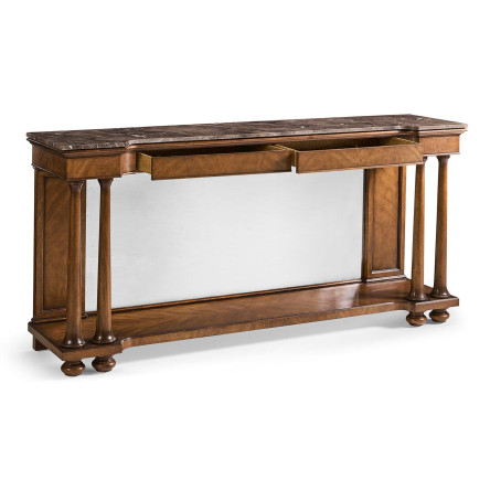 Hattie Mirrored Console Table
