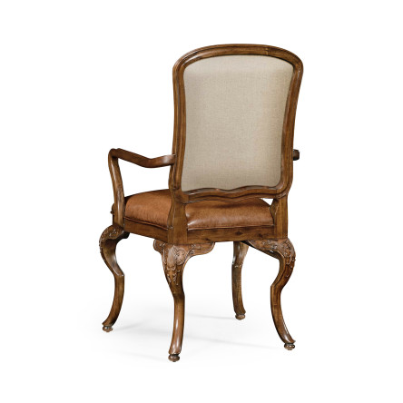 Duchess Burr Walnut Arm Chair
