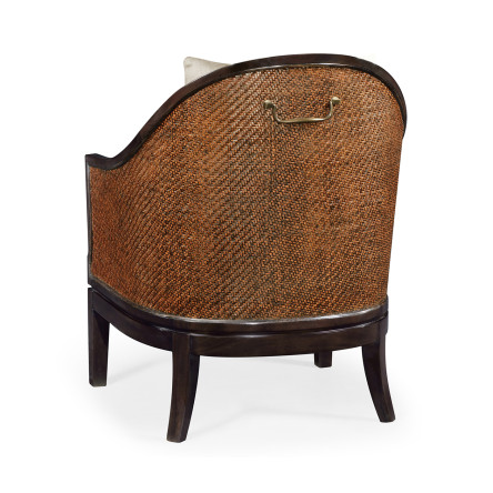 Rouded Langkawi Rattan Back Dining Chair