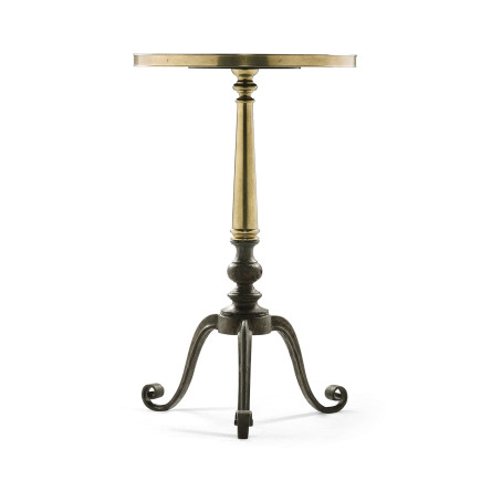 Anitque Brass End Table