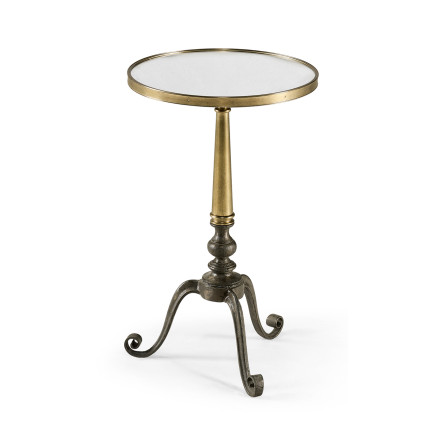 Anitque Brass End Table