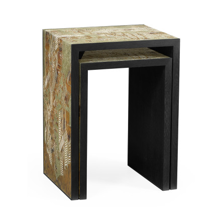 Fusion Chinoiserie Nesting Tables