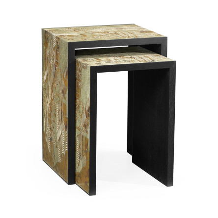 Fusion Chinoiserie Nesting Tables