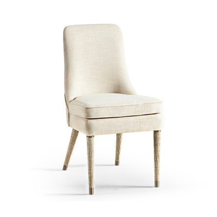 Shoal Linen & Grasscloth Side Chair