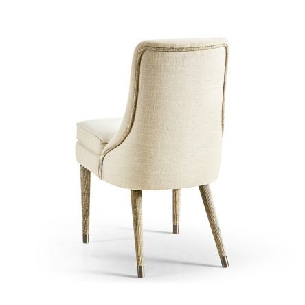 Shoal Linen & Grasscloth Side Chair