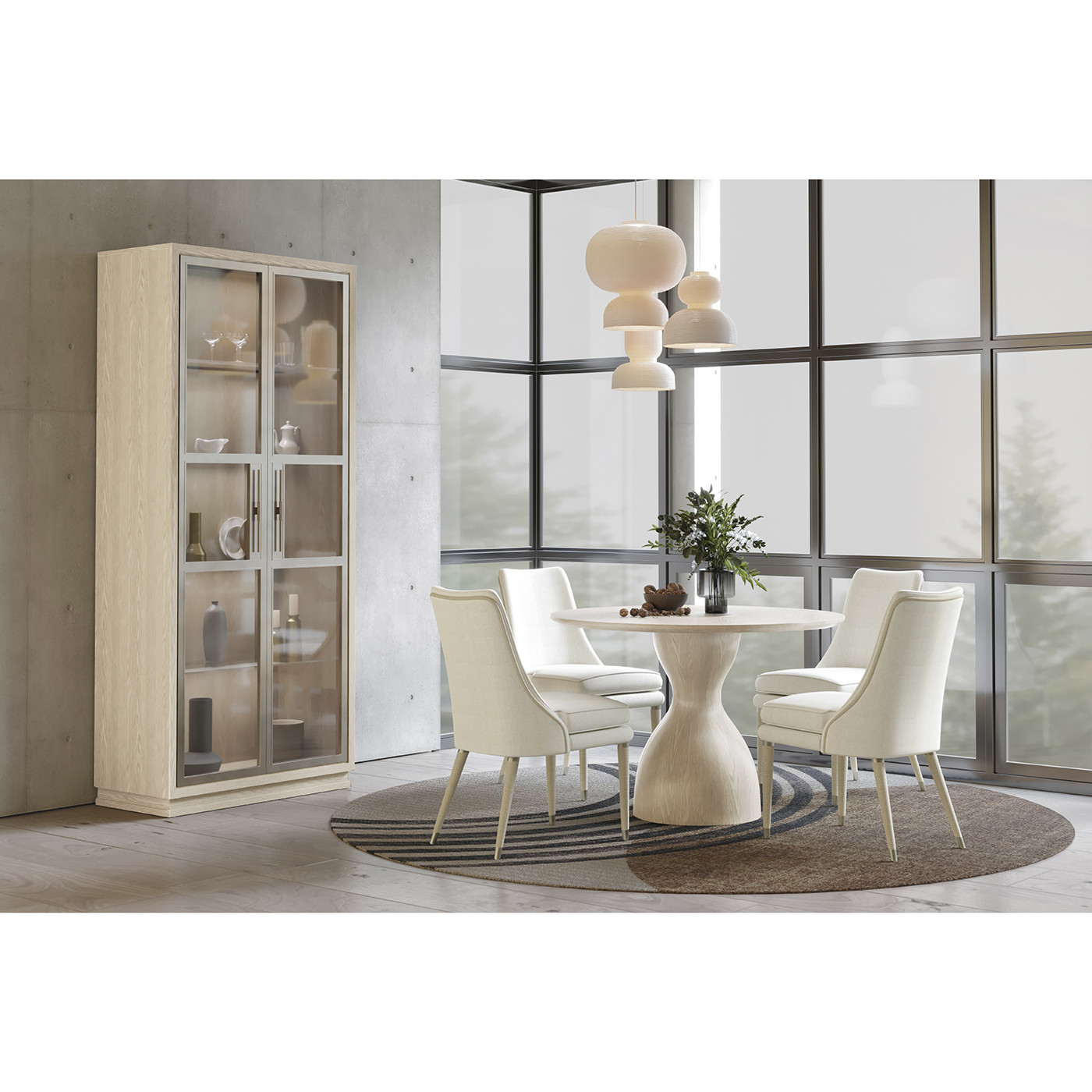 Shoal Linen & Grasscloth Side Chair