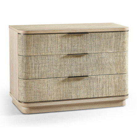 Seiche Large Grasscloth Nightstand