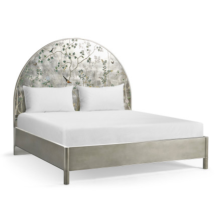 Shimmering Moon Half Round Panel Bed