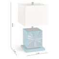 Sapphire Cube Table Lamp