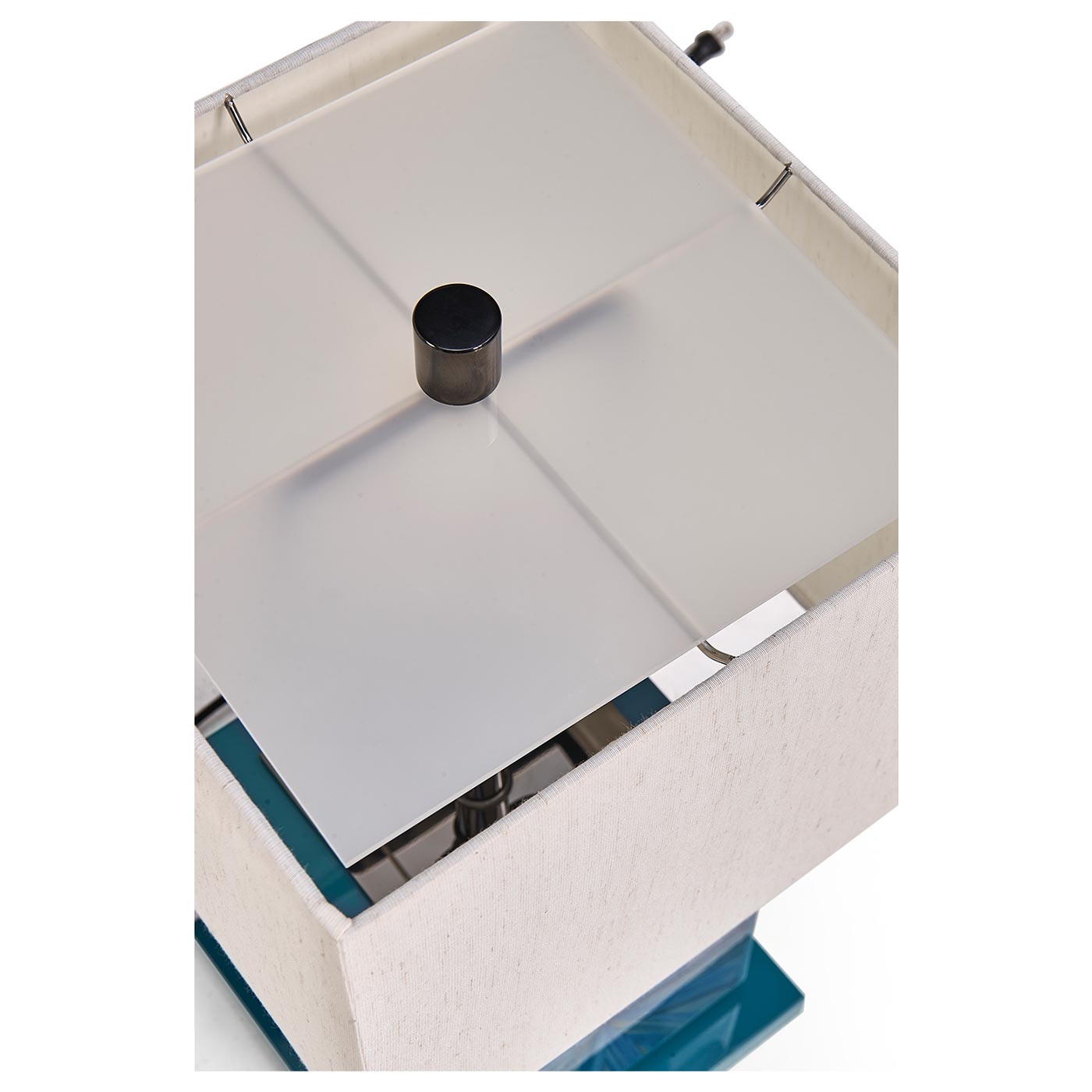 Sapphire Cube Table Lamp