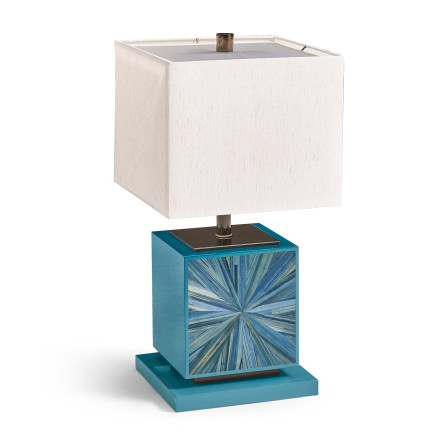Sapphire Cube Table Lamp