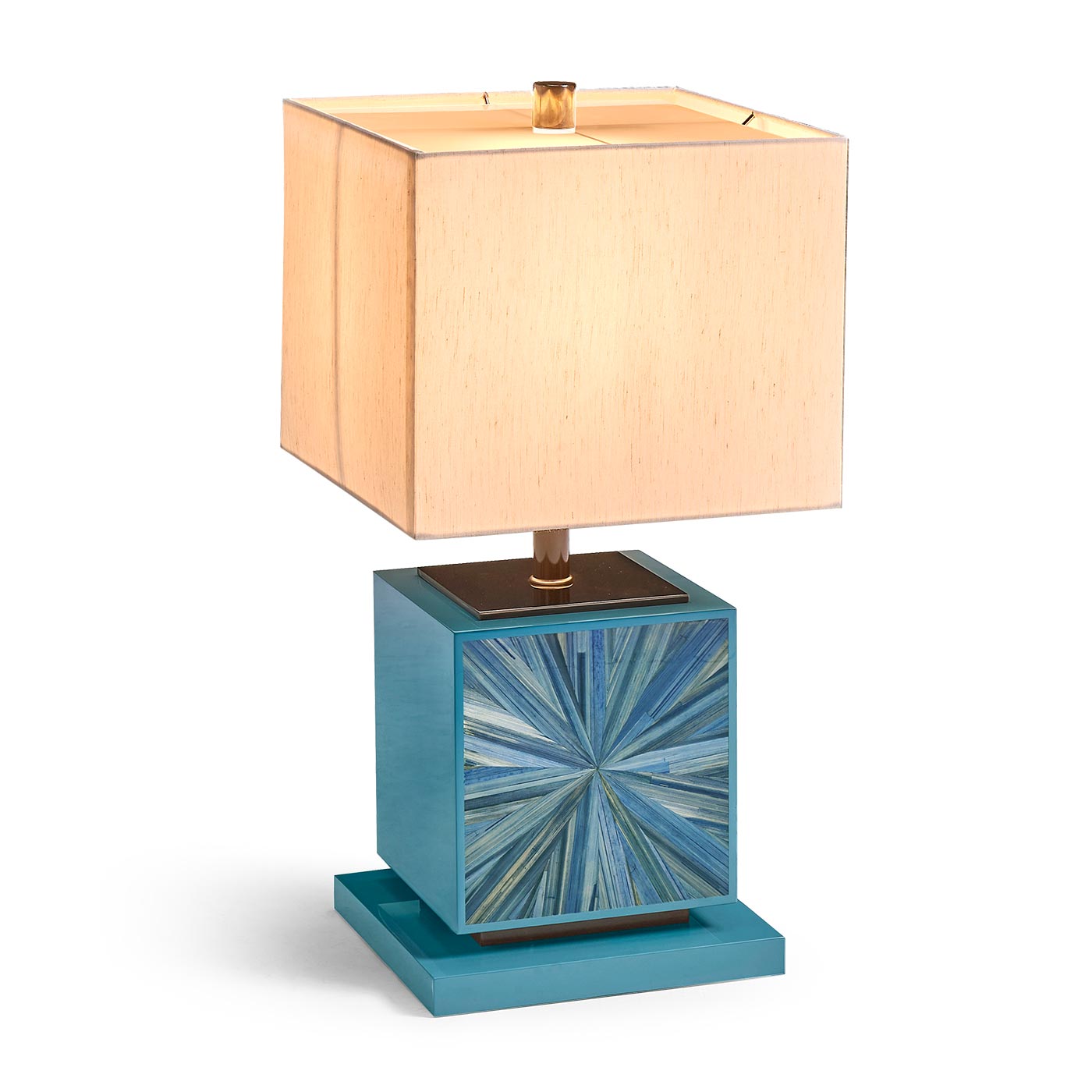 Sapphire Cube Table Lamp