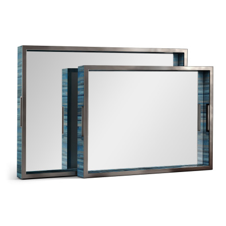 Sapphire Rectangular Tray - Set of 2