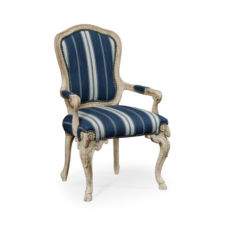 Tarporley Grey Oak Arm Chair